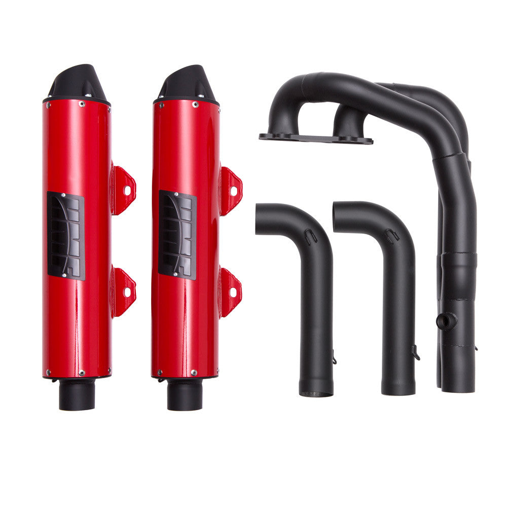 HMF PERFORMANCE BLACKOUT EXHAUST RED CAN BLACKOUT POL 35696636692