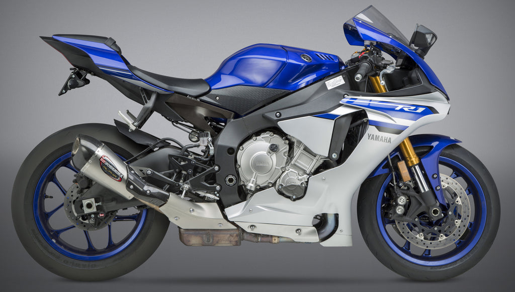 YOSHIMURA EXHAUST STREET ALPHA-T SLIP-ON SS-SS-CF WORKS 13141BP520