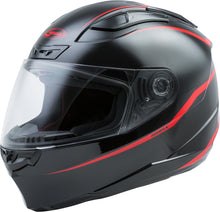 Load image into Gallery viewer, GMAX FF-88 FULL-FACE PRECEPT HELMET BLACK/RED 3X G1884039