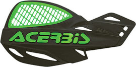 ACERBIS UNIKO VENTED HANDGUARDS BLACK/GREEN 2072671043-atv motorcycle utv parts accessories gear helmets jackets gloves pantsAll Terrain Depot