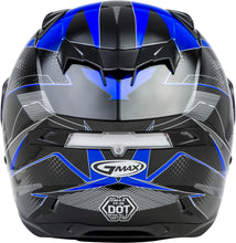 Load image into Gallery viewer, GMAX FF-98 FULL-FACE APEX HELMET BLACK/BLUE XS G1981213