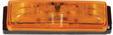 BLUHM TRAILER LIGHT LARGE RECTANGLE 12-LED AMBER BL-TRLEDSLA