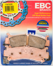 EBC BRAKE PADS FA702R