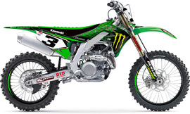 D'COR COMPLETE KIT 19 MONSTER KAW KX 450 WHITE BG 20-20-759