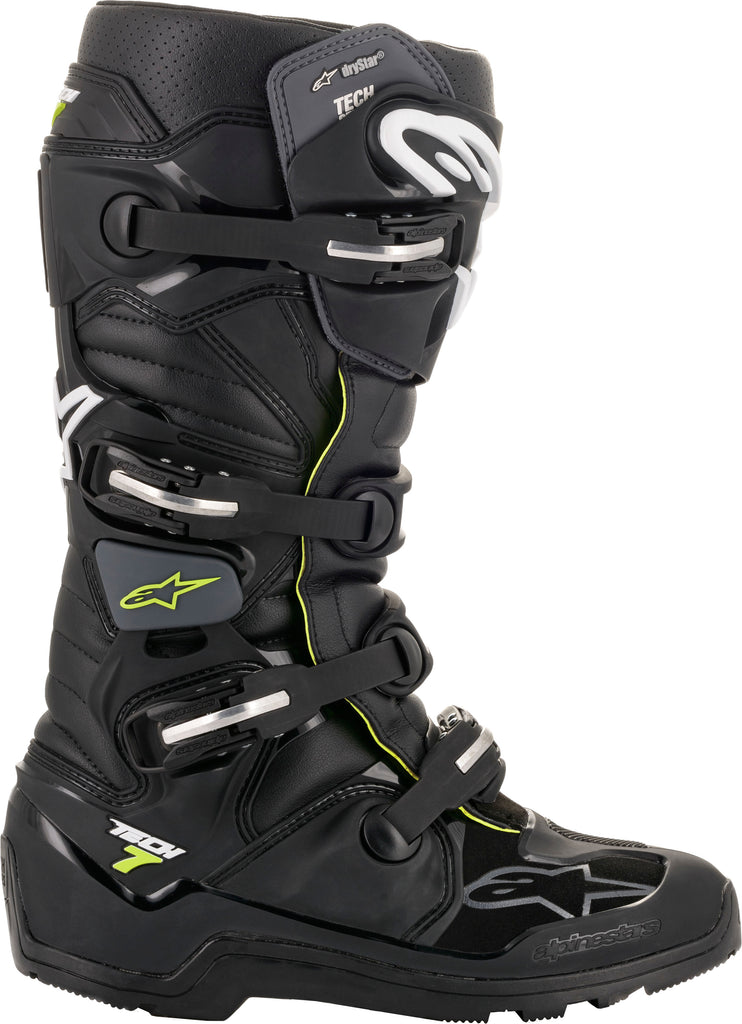 ALPINESTARS TECH 7 ENDURO DS BOOTS BLACK/GREY SZ 11 2012620-106-11