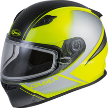 Load image into Gallery viewer, GMAX FF-49S FULL-FACE HAIL SNOW HELMET MATTE HI-VIS/BLK/GRY 3X G2495749