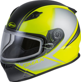 FF-49S FULL-FACE HAIL SNOW HELMET MATTE HI-VIS/BLK/GRY XL-atv motorcycle utv parts accessories gear helmets jackets gloves pantsAll Terrain Depot