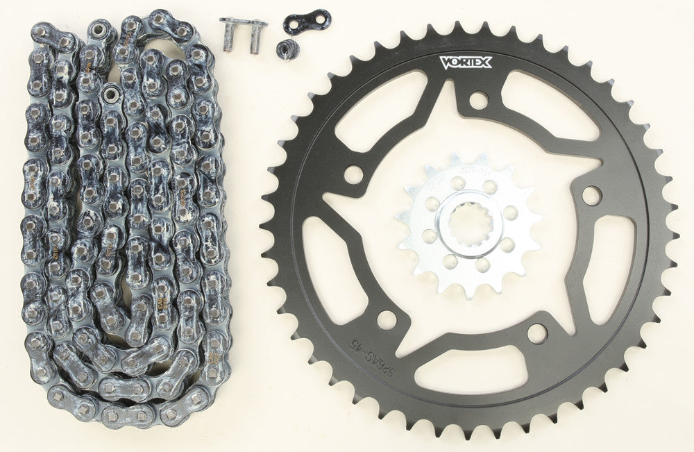 VORTEX SPROCKET/CHAIN KIT BLACK CK6291-atv motorcycle utv parts accessories gear helmets jackets gloves pantsAll Terrain Depot