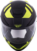 Load image into Gallery viewer, FLY RACING SENTINEL MESH HELMET BLACK/HI-VIS 2X 73-83252X