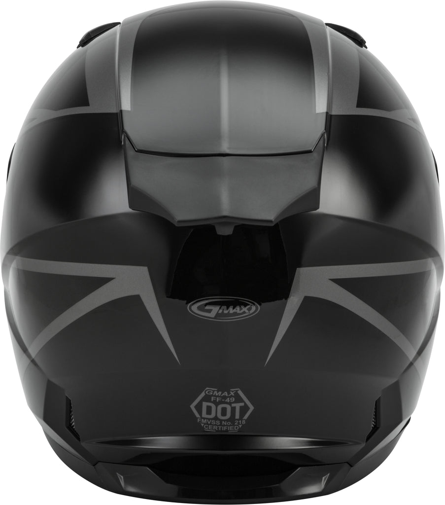 GMAX FF-49 FULL-FACE DEFLECT HELMET BLACK/GREY 2X G1494248