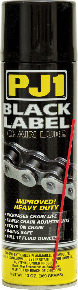 PJ1 BLACK LABEL CHAIN LUBE 13OZ 43850