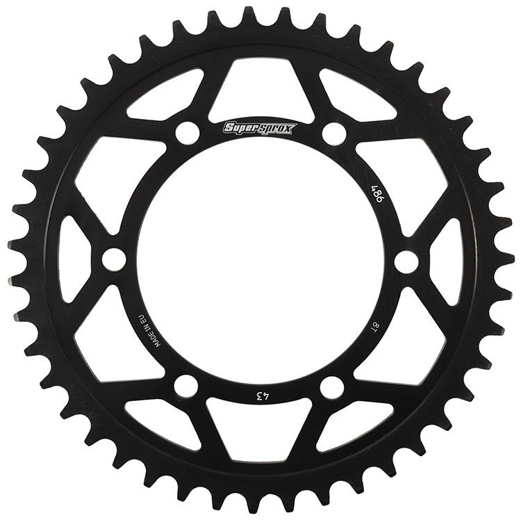 SUPERSPROX EDGE SPROCKET 43T BLACK RFA-486-43-BLK