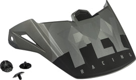 FLY RACING KINETIC THRIVE HELMET VISOR MATTE DARK GREY/BLACK 73-88180
