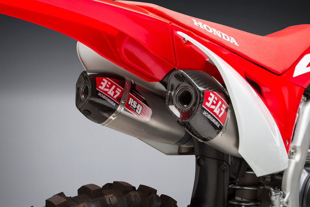YOSHIMURA RS9T DUAL SLIP-ON EXHAUST SS/SS/CF 225842R520