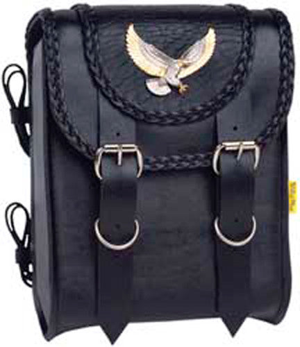 WILLIE & MAX SISSY BAR BAG BLACK MAGIC 58411-00