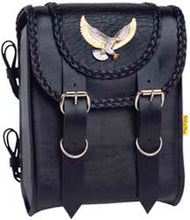 Load image into Gallery viewer, WILLIE &amp; MAX SISSY BAR BAG BLACK MAGIC 58411-00