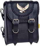 WILLIE & MAX SISSY BAR BAG BLACK MAGIC 58411-00