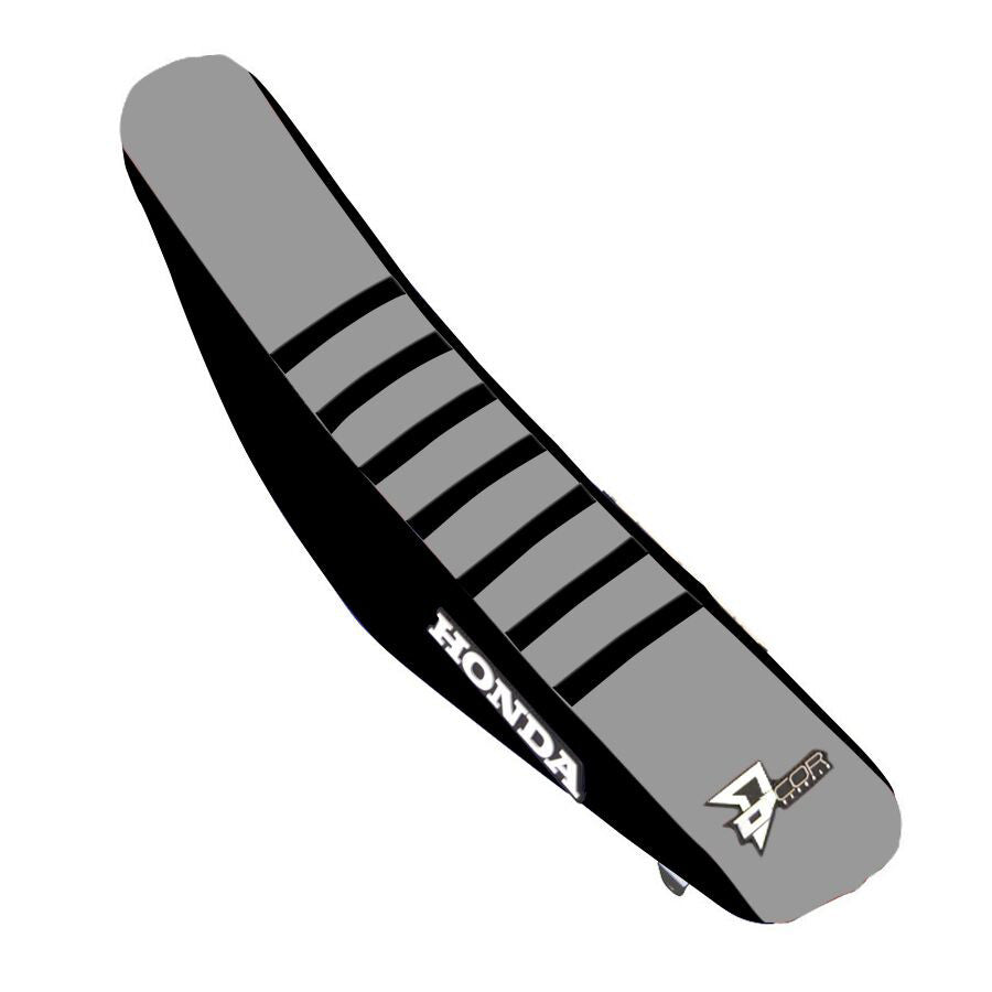 D'COR SEAT COVER BLACK/GREY BLACK RIBS CRF250/450 30-10-472