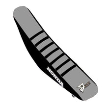 Load image into Gallery viewer, D'COR SEAT COVER BLACK/GREY BLACK RIBS CRF250/450 30-10-472