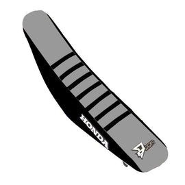 D'COR SEAT COVER BLACK/GREY W/RIBS 30-10-454