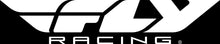 Load image into Gallery viewer, FLY RACING DIE CUT STICKER 15" WHITE 15" FLY RACING TDC W