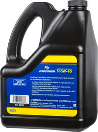 FIRE POWER MINERAL 4-STROKE OIL 10W-40 GAL 4/CASE 196980