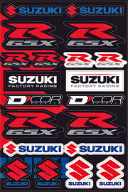 D'COR SUZUKI STREET DECAL SHEET 40-40-105