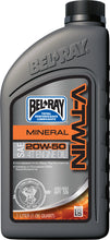 Load image into Gallery viewer, BEL-RAY V-TWIN MINERAL ENGINE OIL 20W-50 1L 96905-BT1