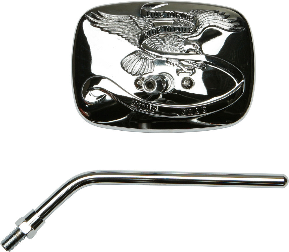 EMGO MIRROR- RIGHT 10MM CHROME 20-31754A