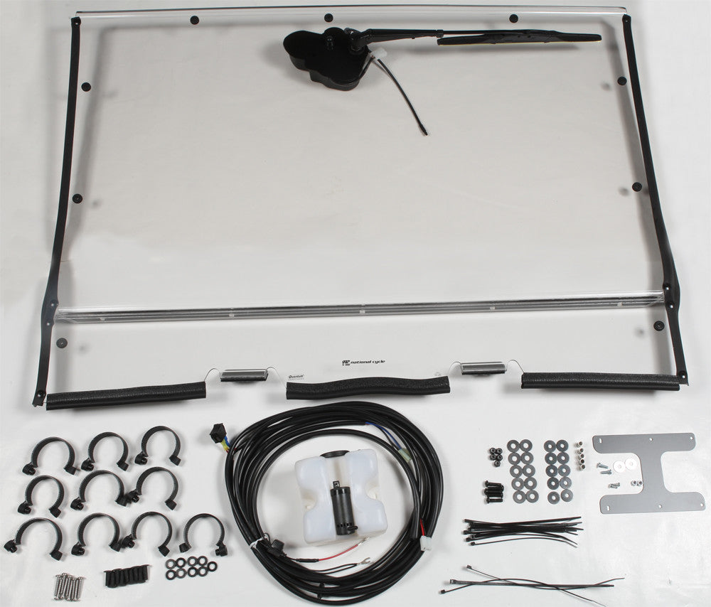 NATIONAL CYCLE UTV LEXAN FULL WINDSHIELD W/WASH 'N' WIPE N30205