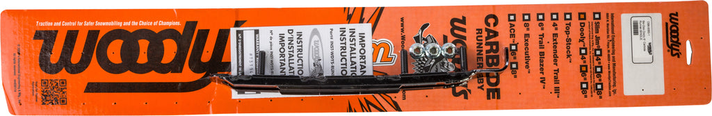 WOODYS DOOLY 6" CARBIDE RUNNER DS6-9350-atv motorcycle utv parts accessories gear helmets jackets gloves pantsAll Terrain Depot