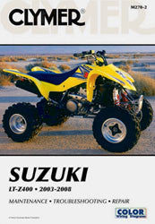 CLYMER REPAIR MANUAL SUZ LT-Z400 CM270-2-atv motorcycle utv parts accessories gear helmets jackets gloves pantsAll Terrain Depot