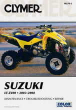Load image into Gallery viewer, CLYMER REPAIR MANUAL SUZ LT-Z400 CM270-2-atv motorcycle utv parts accessories gear helmets jackets gloves pantsAll Terrain Depot
