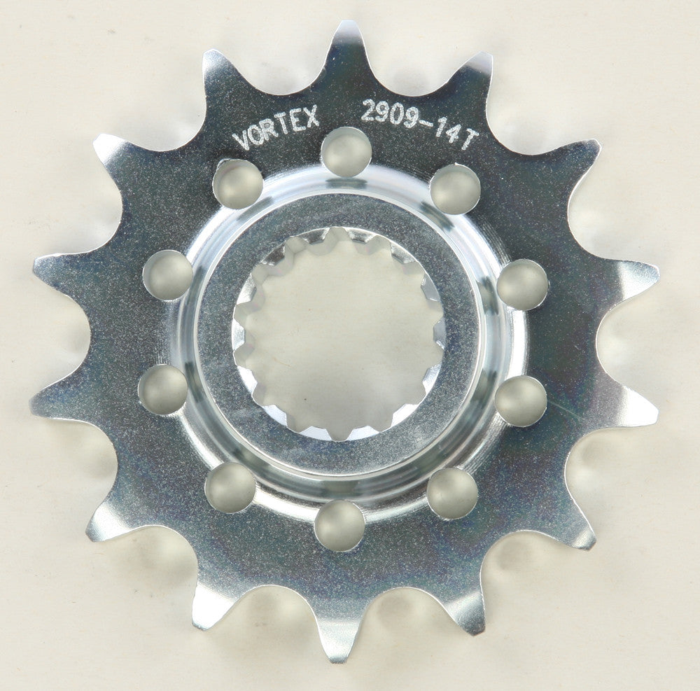 VORTEX FRONT C/S STEEL SPROCKET 14T 2909-14-atv motorcycle utv parts accessories gear helmets jackets gloves pantsAll Terrain Depot