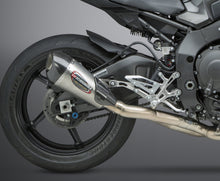 Load image into Gallery viewer, YOSHIMURA EXHAUST RACE ALPHA-T 3QTR SLIP-ON SS-SS-CF WORKS 13100CP520