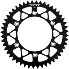 FLY RACING SPROCKET REAR 48T BLACK BETA-48 BLK