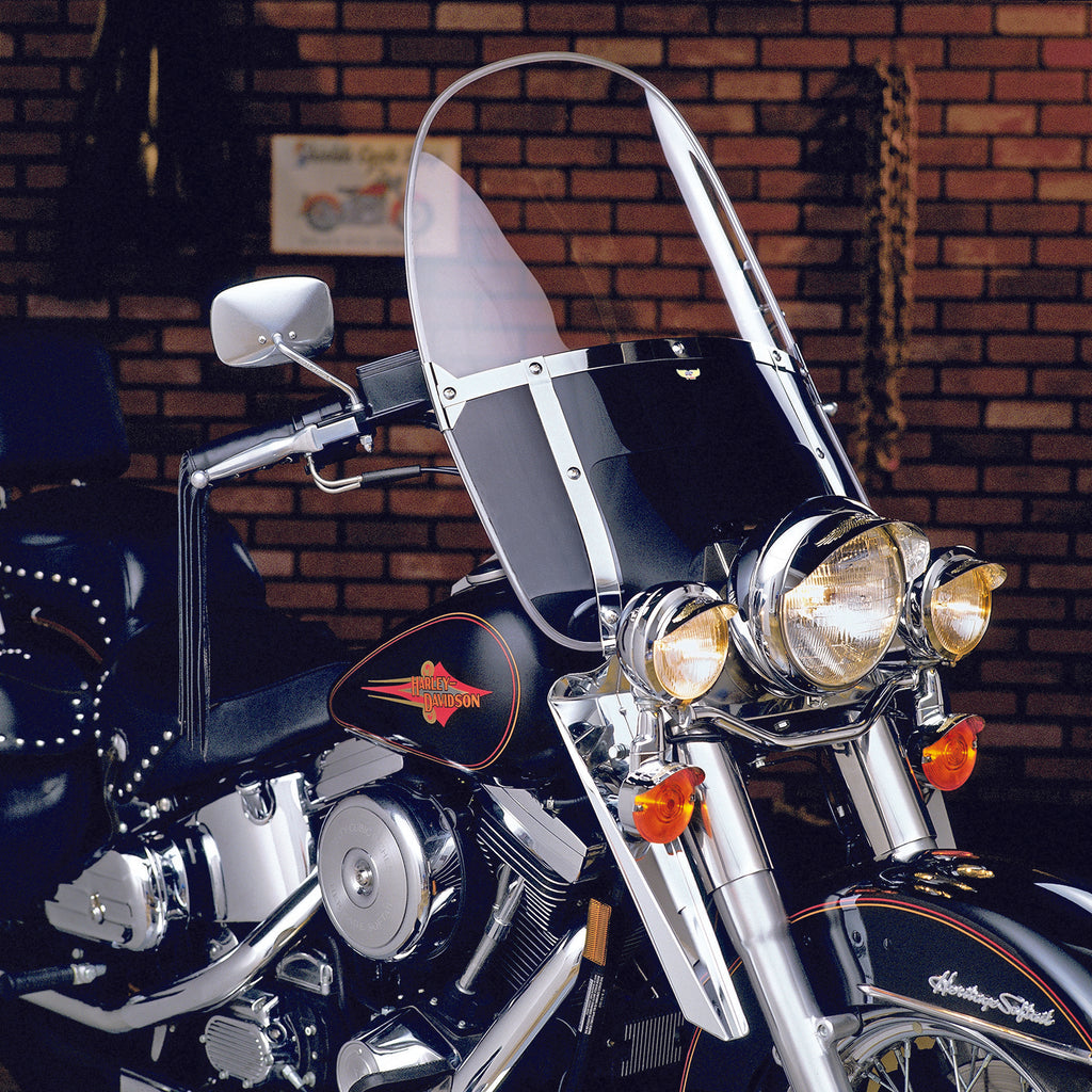 NATIONAL CYCLE HERITAGE BEADED WINDSHIELD BLACK ADJUSTABLE WINDOW N2233