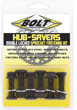 Load image into Gallery viewer, BOLT SPROCKET FASTENERS BLACK 6/PK 2008-HS.B
