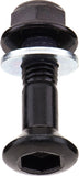 BOLT SPROCKET FASTENERS BLACK 6/PK 2008-HS.B