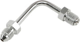 GOODRIDGE JIC TO -3 TUBE ADAPTER 90 DEGREE SHORT CHROME 3/8