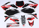 D'COR HONDA RACELINE GRAPHICS COMPLETE KIT BLACK 20-10-240