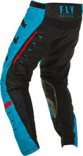 Load image into Gallery viewer, FLY RACING KINETIC K120 PANTS BLUE/BLACK/RED SZ 24 373-43924