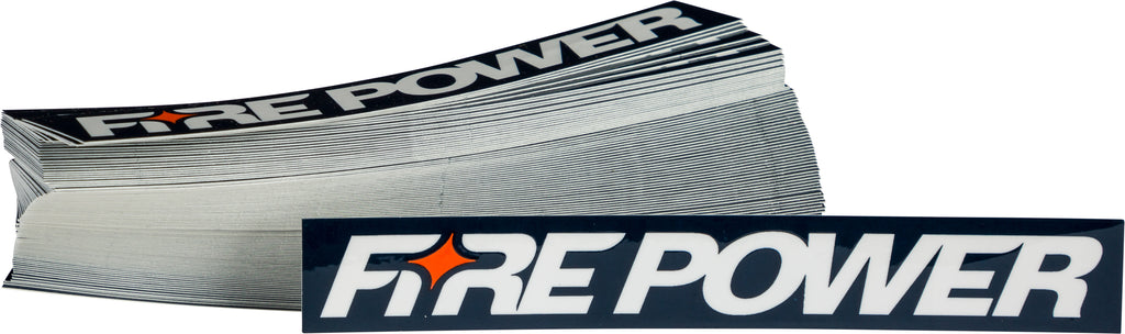 FIRE POWER FIRE POWER STICKER NAVY 100 PKS 99-8103