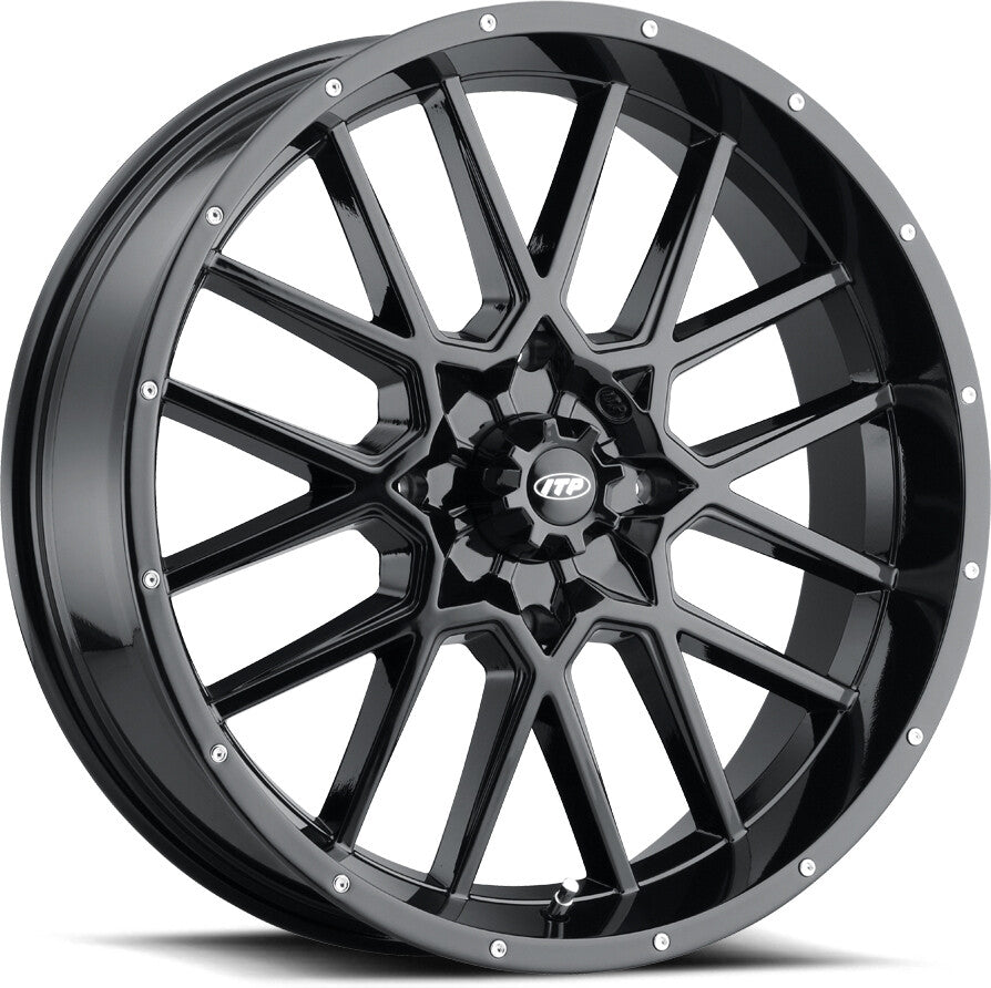 ITP HURRICANE BLACK 18X6.5 4/137 4 + 2.5 (+10MM) 1822515705B