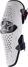 Load image into Gallery viewer, ALPINESTARS SX-1 KNEE GUARDS WHITE/BLACK 2X 6506316-21-XXL