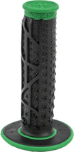 Load image into Gallery viewer, FLY RACING PILOT II MX GRIPS GREEN/BLACK 01173615A