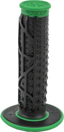 FLY RACING PILOT II MX GRIPS GREEN/BLACK 01173615A