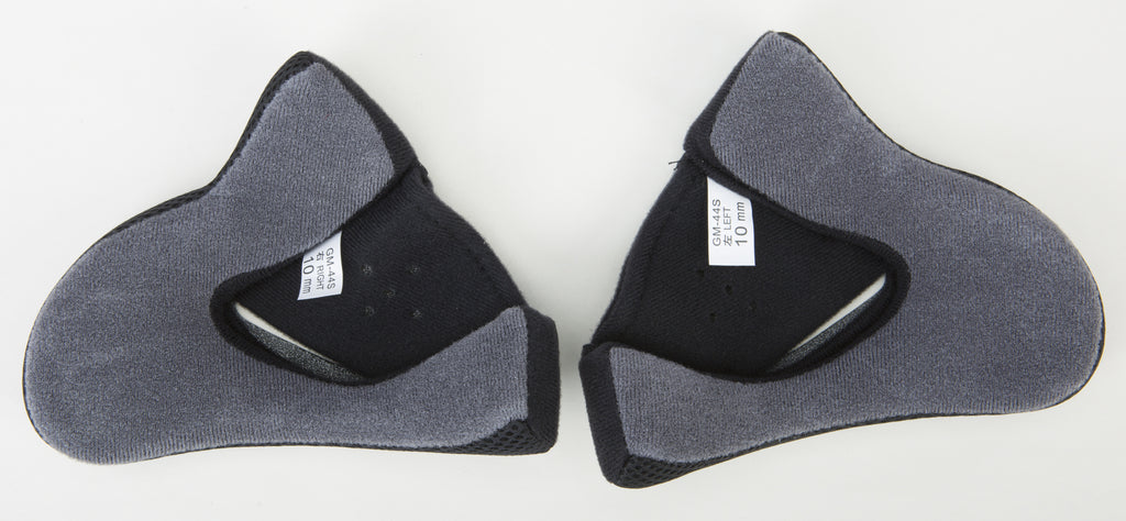 GMAX GM-44 CHEEK PADS 10MM GREY 3X G999664
