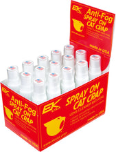 Load image into Gallery viewer, CAT CRAP ANTI-FOG LENS CLEANER SPRAY ON 1OZ 15/PK DISPLAY 10851