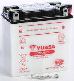 YUASA BATTERY YB9L-B CONVENTIONAL YUAM229LY-atv motorcycle utv parts accessories gear helmets jackets gloves pantsAll Terrain Depot